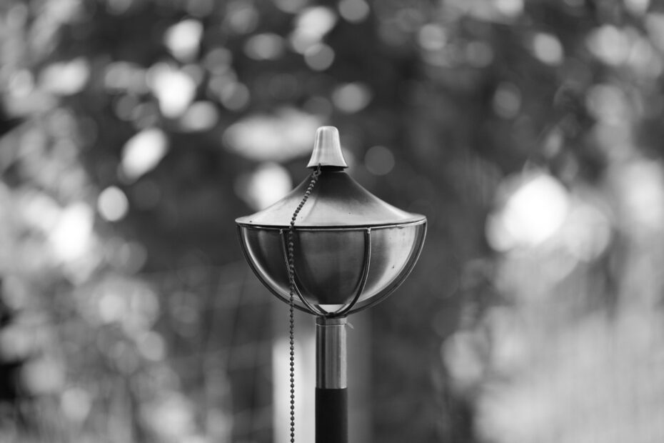 black-and-white, nature, torch, garden, stainless steel, metal