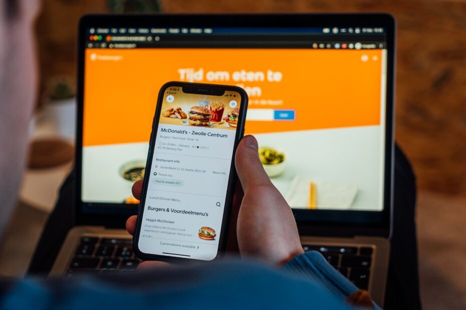 en hjemmeside for en restaurant